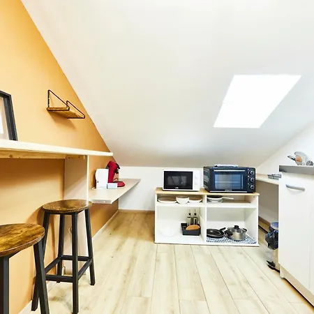 Rs-4 Dans Les Combles 1 Pers - 4ème étage Appartement Mulhouse